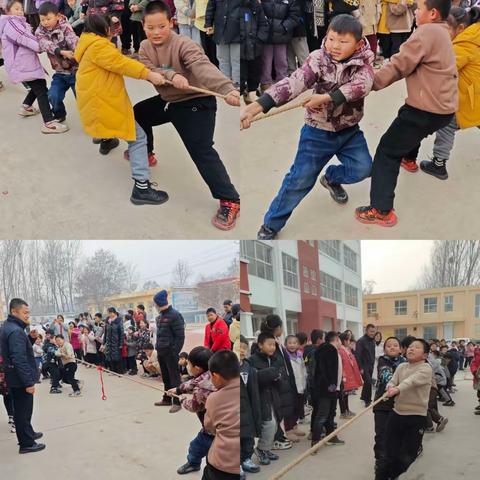 拔河比赛促团结，凝心聚力展风采——大白尧小学“迎元旦”拔河比赛