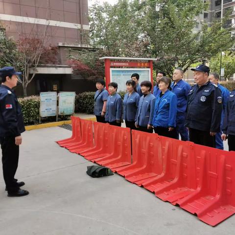 防汛不松懈，安全在心间—华著中城社区联合物业开展防汛应急演练