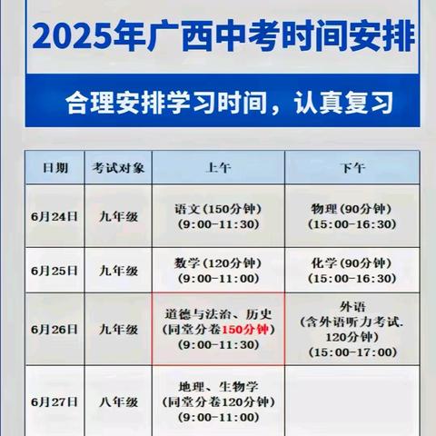 从容赴考，静待花开——致永州镇初级中学2025届学子及家长中考的『护航锦囊』