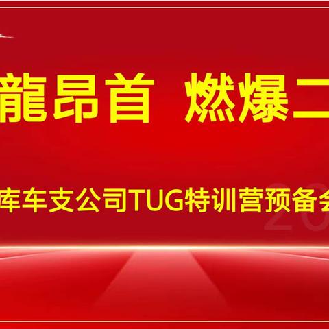 “金龙贺岁 共铸辉煌”库车支公司2024年二月TUG启动会