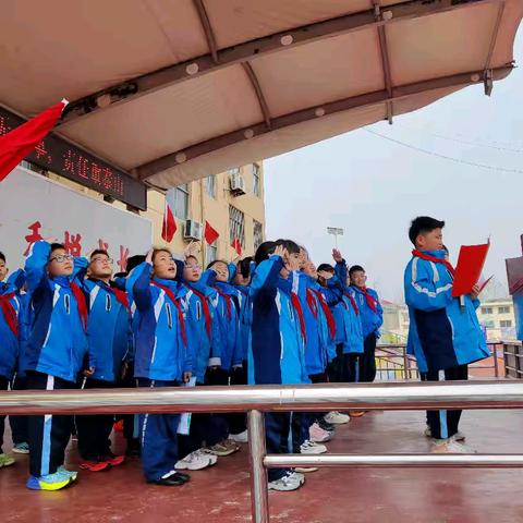 郯城县第三实验小学——“安全无小事，责任重泰山”主题升旗仪式记录