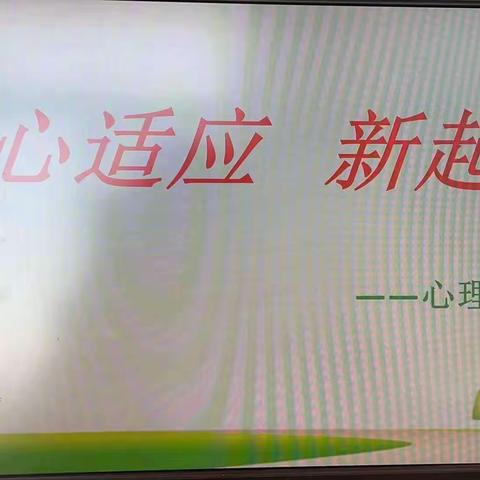 九道岭镇荒地小学开展心理健康教育课—心适应，新启航