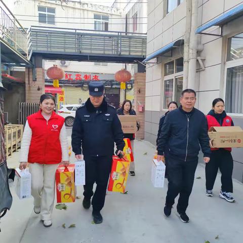 前锋社区开展“情系敬老院 冬至送温暖”活动