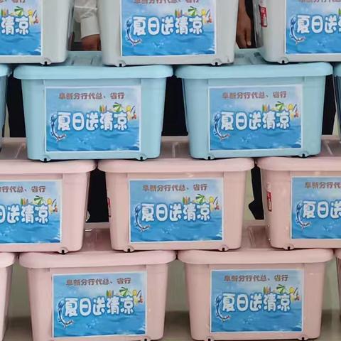 阜新分行开展代总、省行送清凉 慰问活动