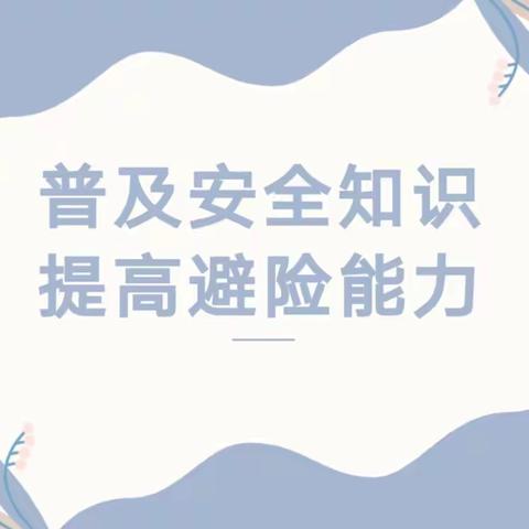 普及安全知识，提高避险能力”--清州镇罗家店小学开展第29个“全国中小学生安全教育日”主题活动