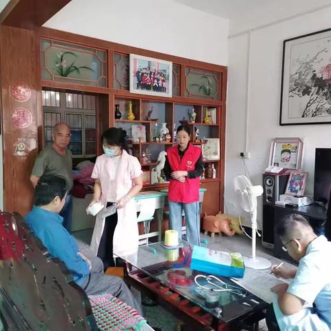 【红心向党  与爱同行】二曲街道城中社区开展“爱的足迹”一一残疾人家庭医生签约服务