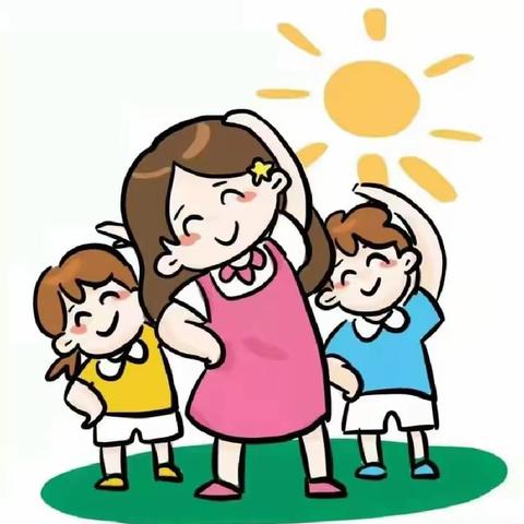 寨底启智幼儿园大班第十九周花絮——多彩园所生活，从做早操开始