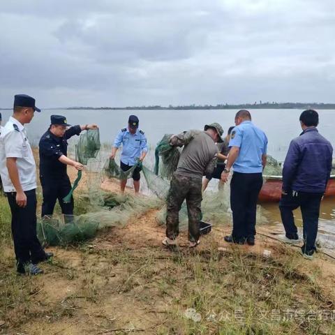 文昌市农业农村局多部门联手“清网”守护湖山水库“生态美”