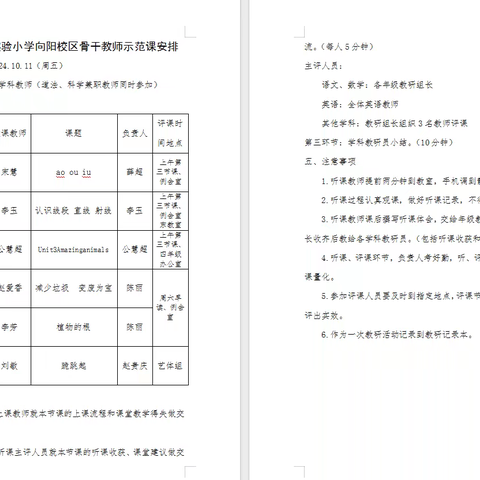 “骨干示范，引领成长”——蒙阴县第二实验小学向阳校区骨干教师示范课活动