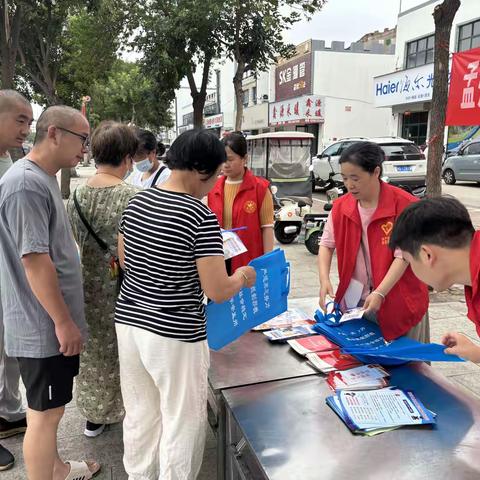 会昌办事处联合多部门开展反邪教宣传活动