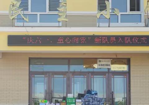 石岩镇民主学校“庆六一、童心向党”入队仪式