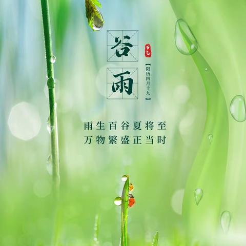 谷雨时节知多少