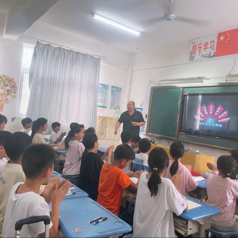 壹基金宣传防溺水 彭店镇凤岗小学与你同行