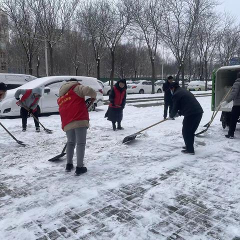 扫雪除冰齐上阵 志愿服务暖民心