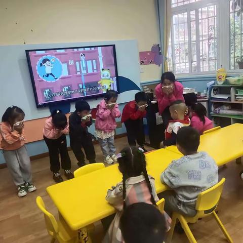 贝乐幼稚园11月份消防演练活动总结