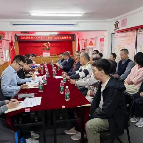 零距离听民声，面对面交答卷--三元里街人大代表中心联络站开展代表接待群众暨代表述职活动