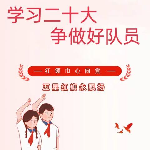 学习二十大  争做好队员 ——町店镇义城完小新队员入队仪式