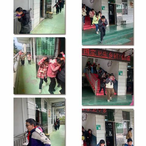 筑牢安全防线，共建平安校园——六市乡黄桥小学开展消防应急疏散演练