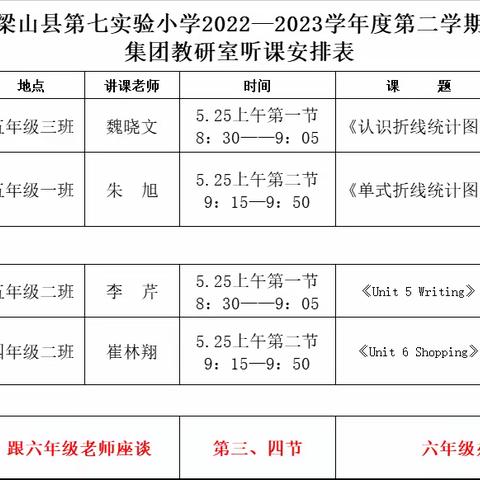 课堂展风采，评课见成长--集团教研听课活动