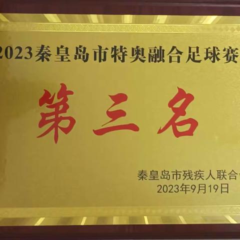 融合聚力 ，“足”够精彩——昌黎县特殊教育中心师生参加2023秦皇岛市特奥融合足球赛勇创佳绩