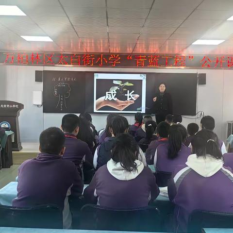 聚焦学科素养，提升思维品质 ——太白街小学“青蓝工程”公开课活动