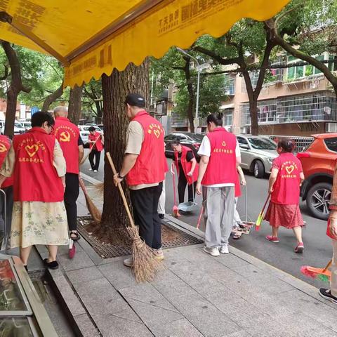 阿弥岭社区开展卫生大扫除，助力蓝天保卫战