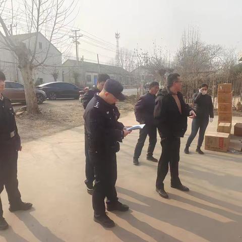 牛泉镇对烟花爆竹销售点开展巡查工作