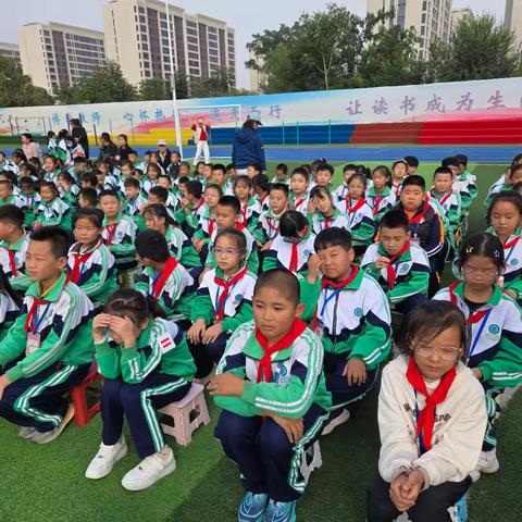 黄陵小学四一中队爱国主义教育活动