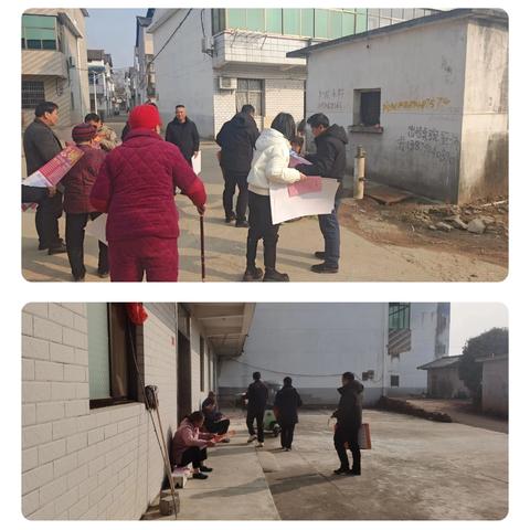 进村入户宣传 提升护路意识。