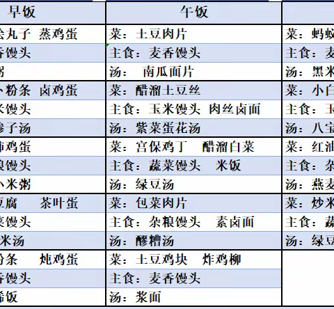 〖实验四小〗美好“食”光   你我共享（10.23---10.27）