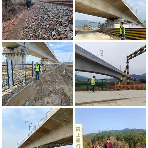 沿线巡查筑牢两会铁路安全防线