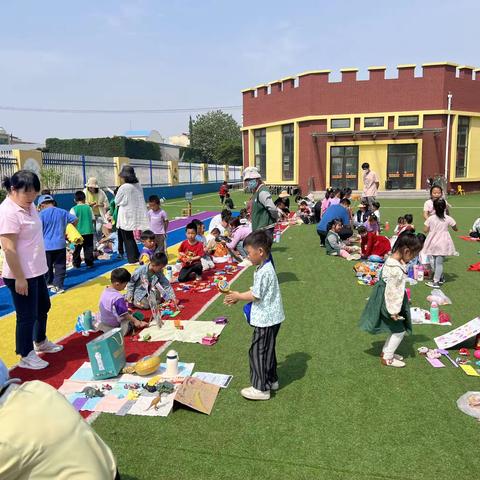 [百日提升活动]“小市场，大体验”跳蚤市场活动—孙家集街道中心幼儿园大五班