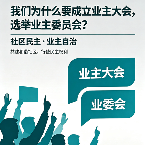 我们为什么要成立业主大会、选举业主委员会？