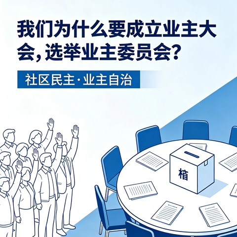 我们为什么要成立业主大会和选举业主委员会？——致全体业主的公开信