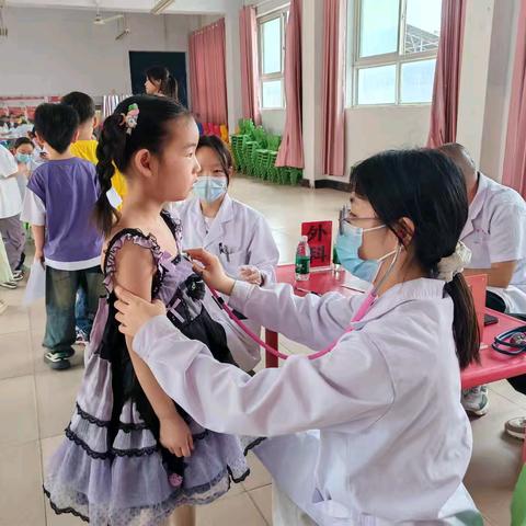 【健康体检 呵护成长】——芝田镇中心小学附设幼儿园体检活动