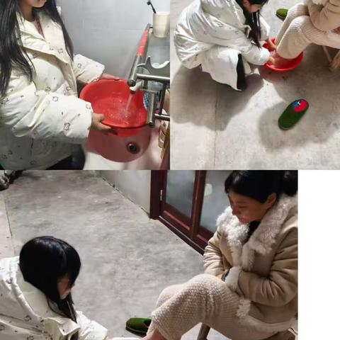 张湾小学六年级举行感恩“女神节”——我为妈妈洗洗脚活动