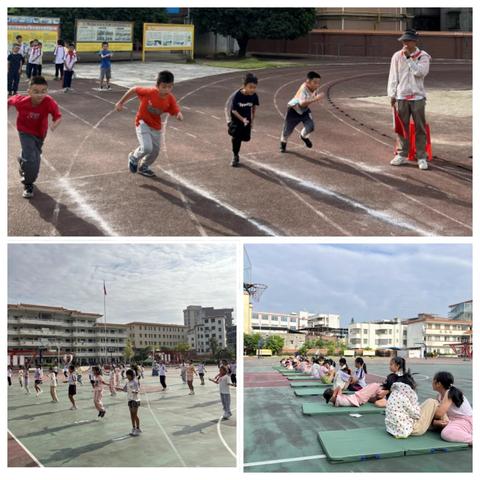 广州市从化区太平镇中心小学体育学科开展体质健康测试抽测班级第二次模拟测试暨动员加温活动