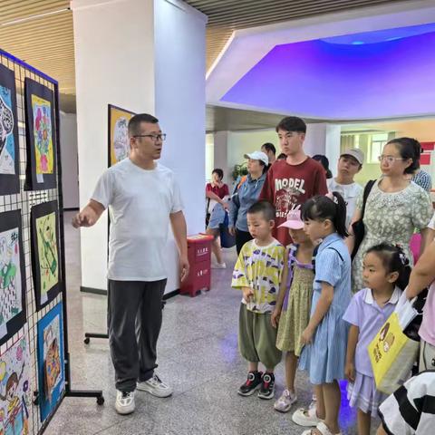 “我们的夏日画卷”—伊宁市少年活动中心美术作品展示活动