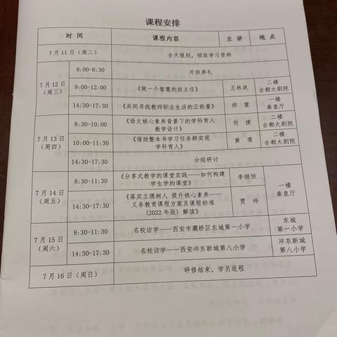 暑假不放松，学习“不打烊”—— “临沂市罗庄区小学班主任及骨干教师能力素养提升高级研修班”学习纪实