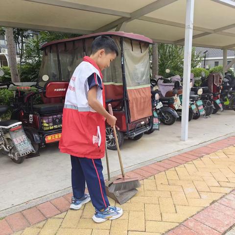 小手拉大手，社区志愿践文明 ——德开小学社区志愿服务活动