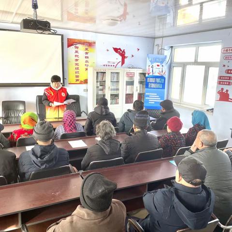 团林镇小城子村新时代文明实践站开展“普及健康知识 护航群众安康”医疗健康知识宣传活动