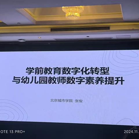 学前教育数字化转型与幼儿教师数字素养提升2024.11.10张俊（1）