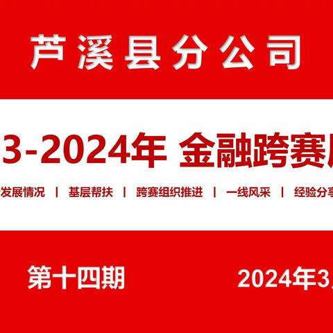 芦邮2023-2024金融跨赛展播（第十四期）