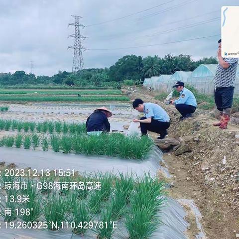 琼海市开展“元旦、春节”期间农产品质量安全检测工作，保障消费者舌尖上的安全。