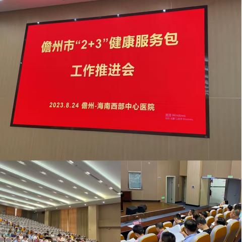 2023年儋州市“2+3”健康服务包工作推进会圆满举办