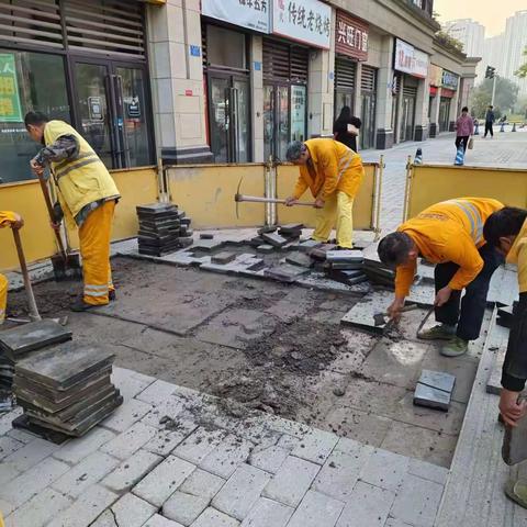 优化道路环境，推进人行道精细化管护