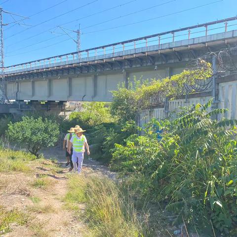 南丰县洽湾镇开展铁路护路巡查宣传活动