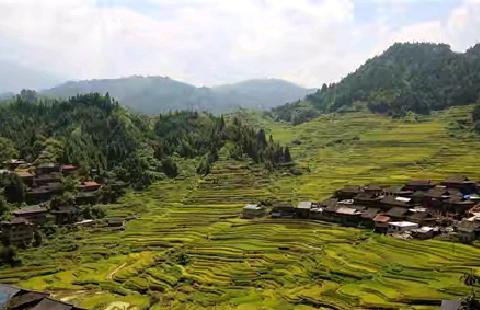 莱芜区苗山镇苗山四村科普广场顺利完工