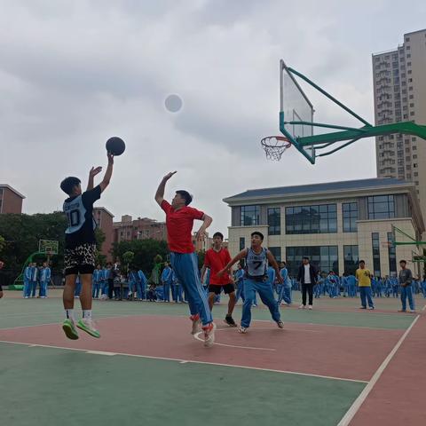 漯河市召陵区许慎中学八年级3v3篮球赛