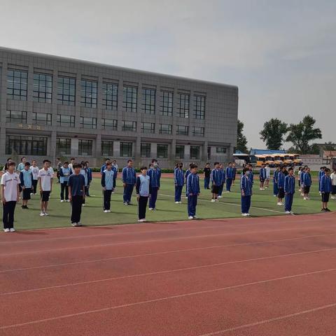 长春市第二十三中学“九年寒窗功始成    策马扬鞭再登程”九年级励学主题升旗仪式